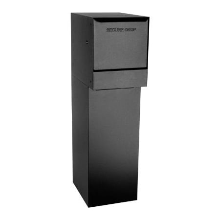 Dvault Company dVault Thru-Wall Package Drop Vault Plus DVWM0062SA w/Bottom Hold Rear Access - Black DVWM0062SA-1